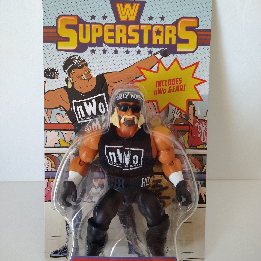 WWE Superstars Wrestling Retro Figure Hollywood Hulk Hogan NWO Series 1